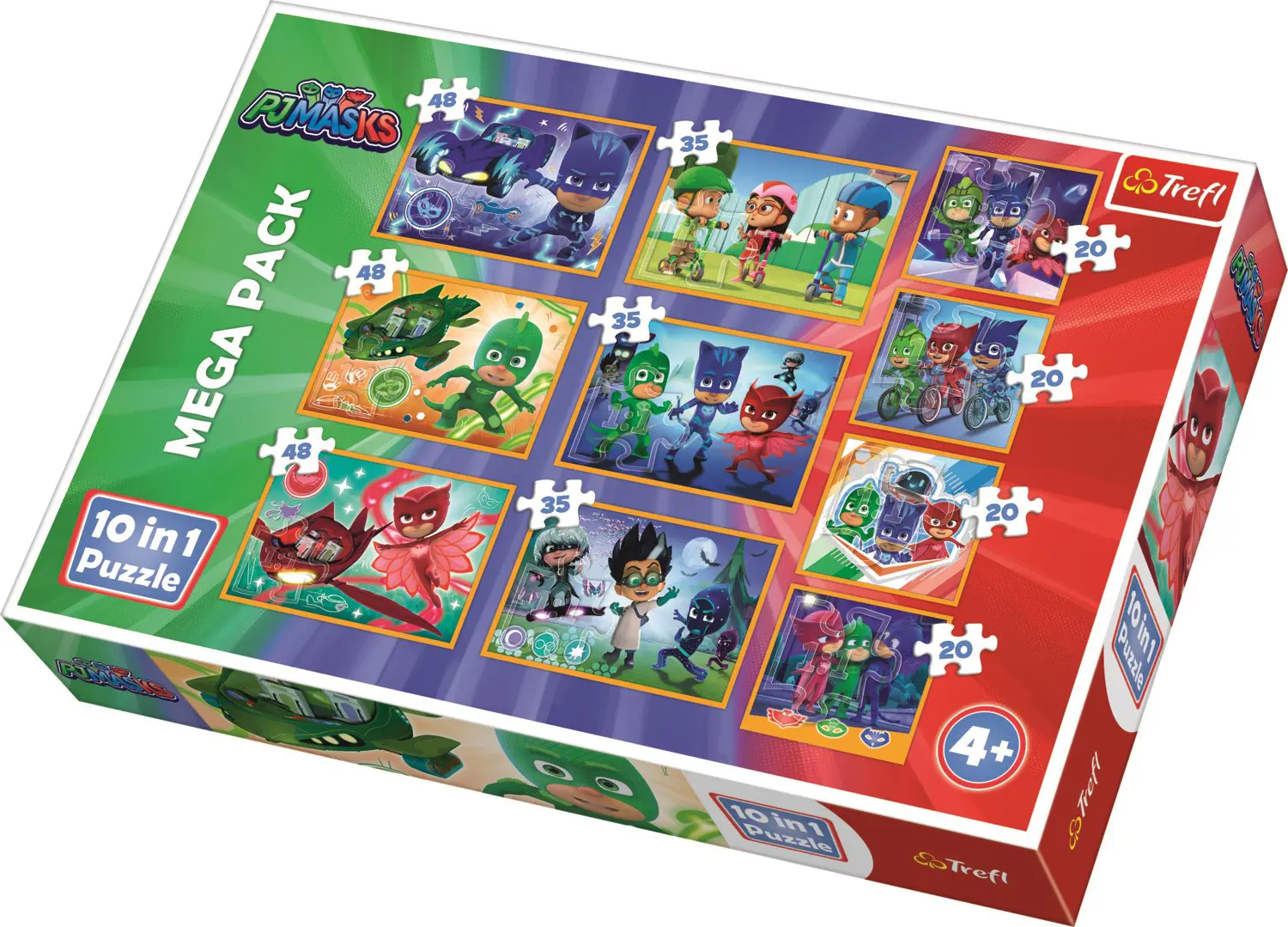 【落研】　PJセット Puzzle 10v1 PJ Masks, 1 - 39 pieces