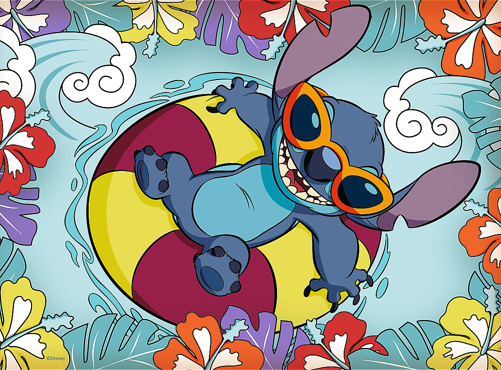 Puzzle Disney: Lilo a Stitch na dovolenke