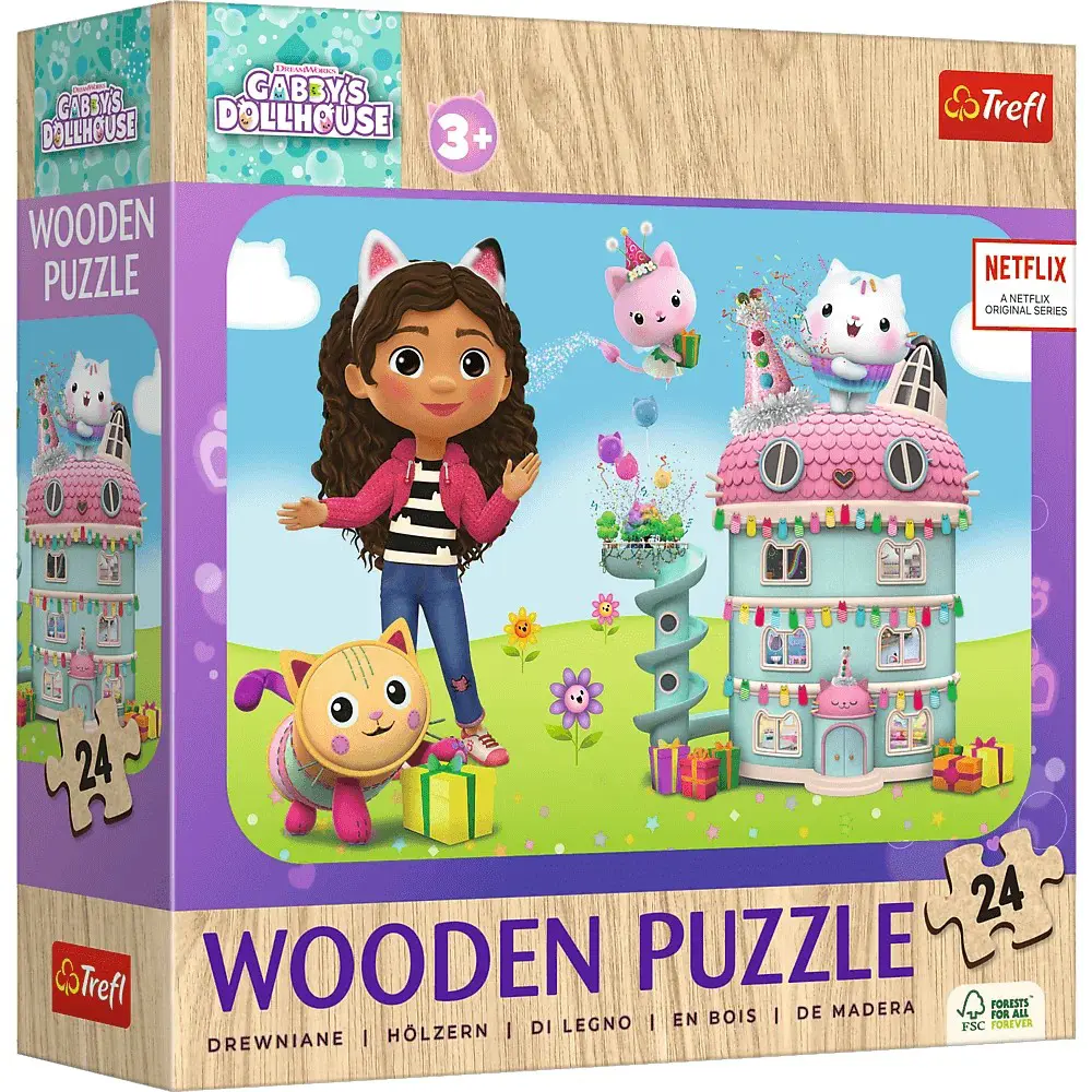 Puzzle Happy Gabby and friends wooden