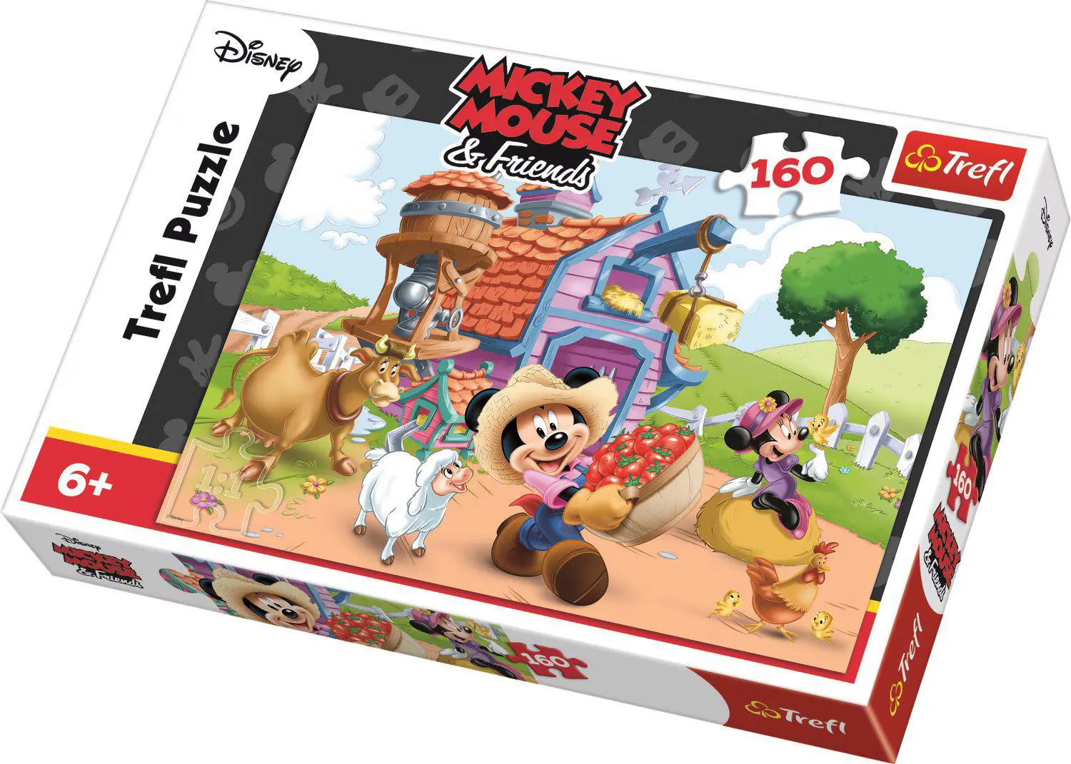 Puzzle Fermierul Mickey, 160 Număr piese