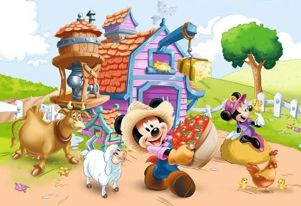 Puzzle Fermierul Mickey, 160 Număr piese
