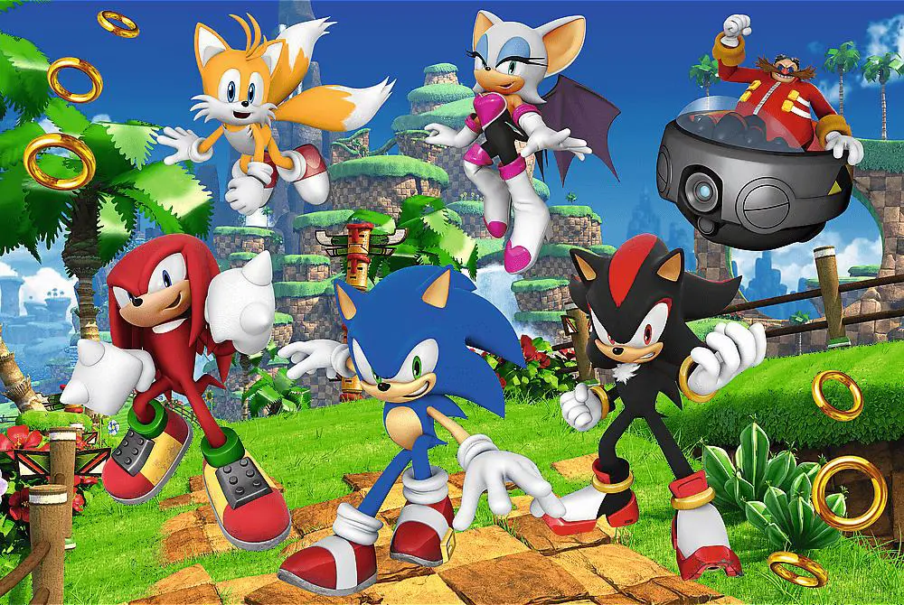 Puzzle Sonic a priatelia