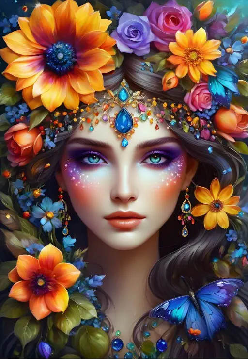 Puzzle The Flower Woman