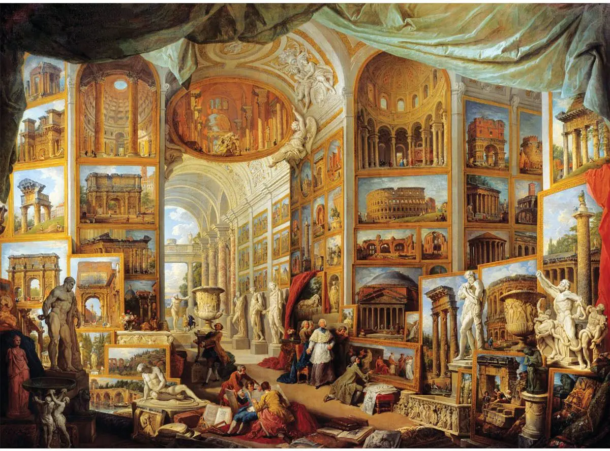 Puzzle Interior Of An Imaginary Picture Gallery