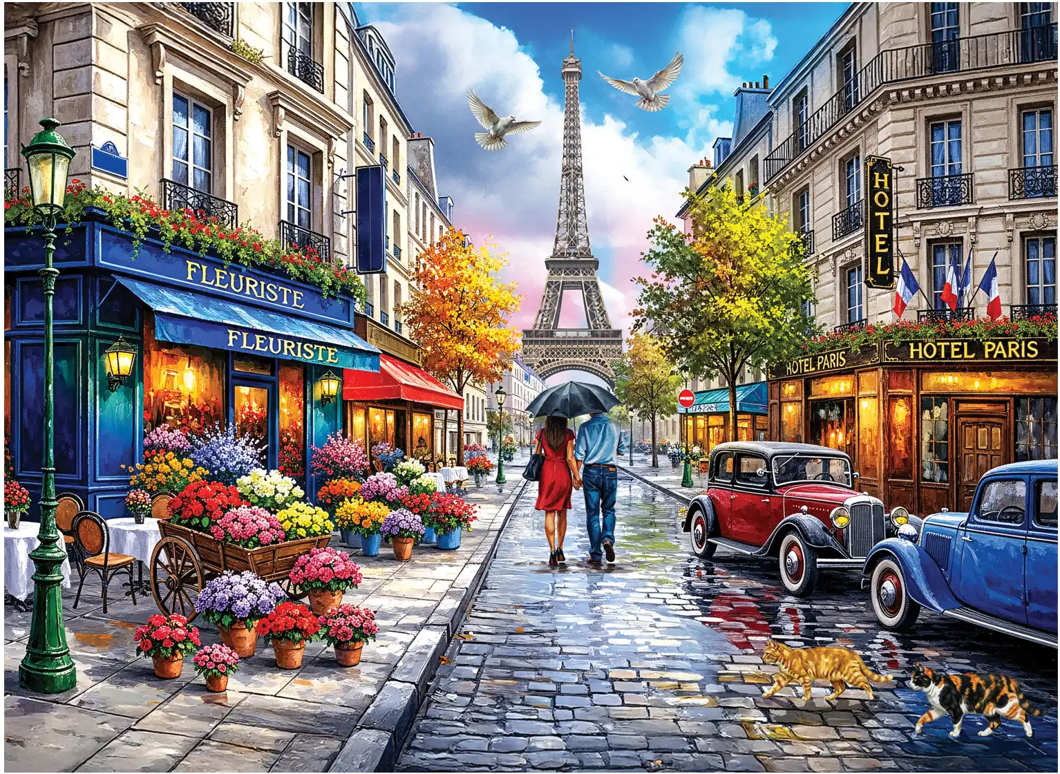 Puzzle Lovebirds