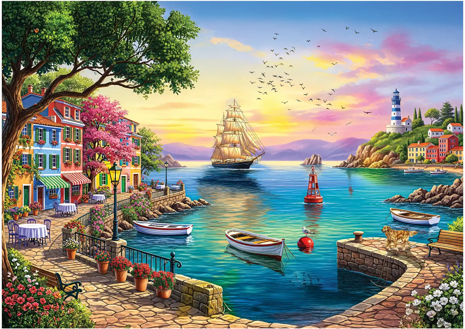 Puzzle Blue Lighthouse