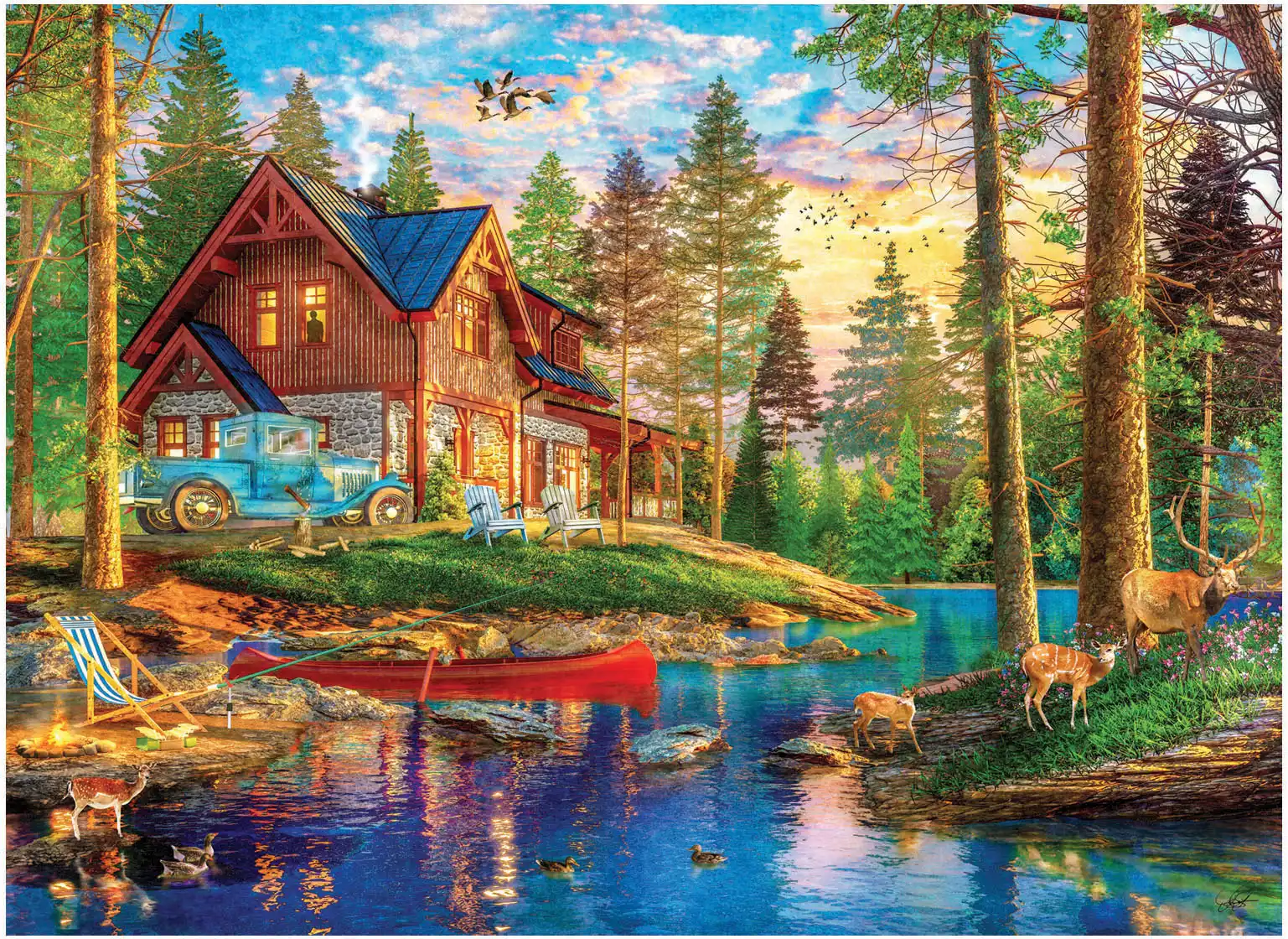 Puzzle Letná chatka