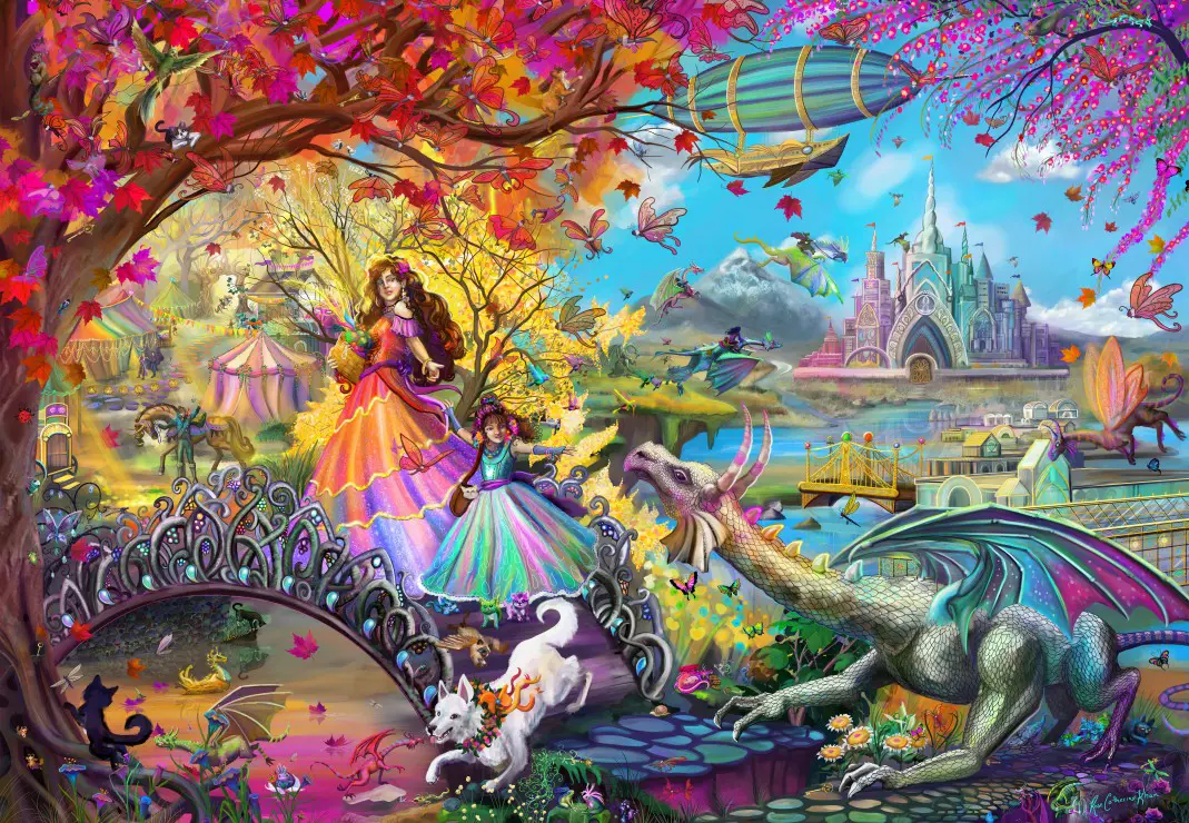 Puzzle Autumn Castle Festival