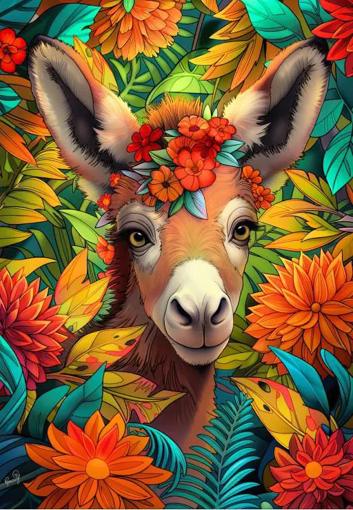 Puzzle Kvitnúca zábava