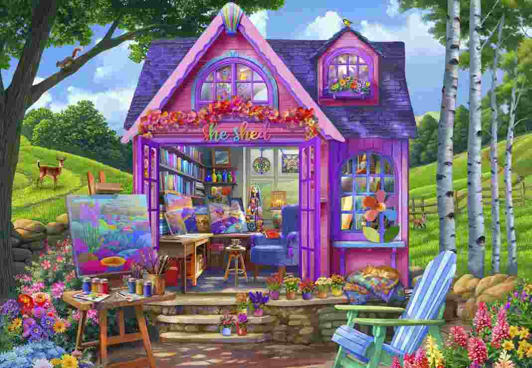 Puzzle She Shed Studio