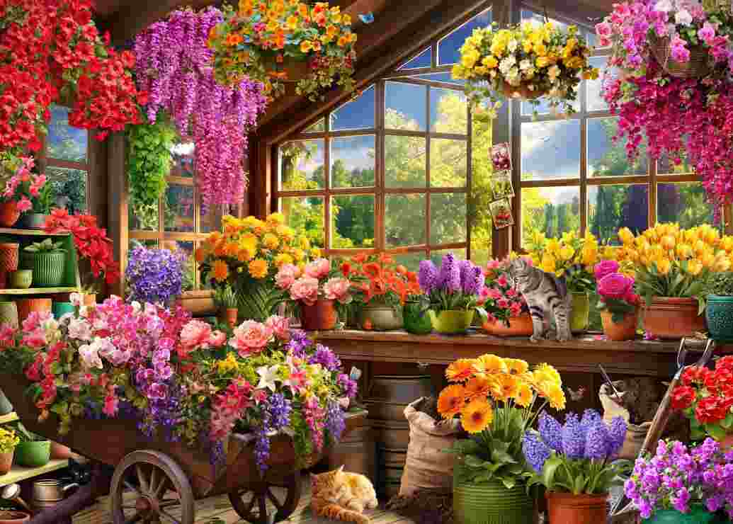 Puzzle Potting Shed
