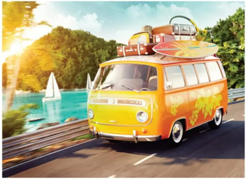 Puzzle Retro mikrobus