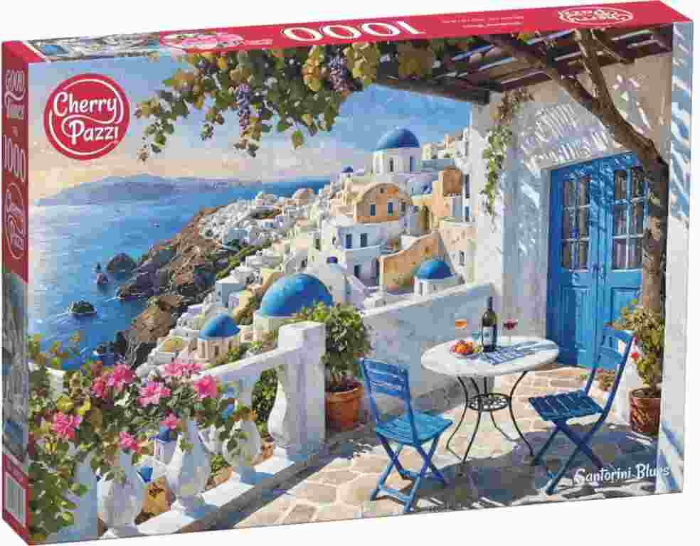 Puzzle Santorini Blues