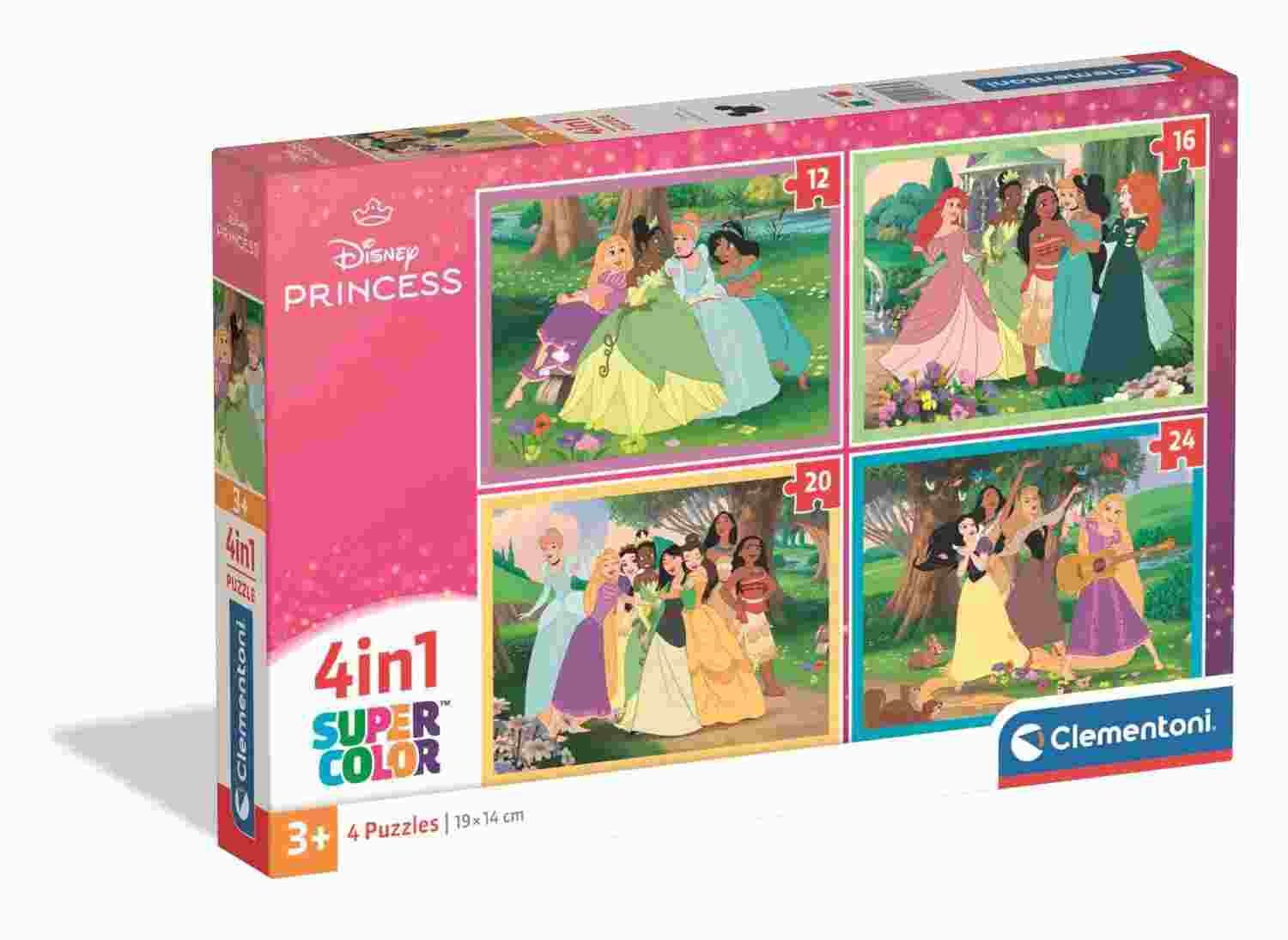 Puzzle 4v1 Disney Princess