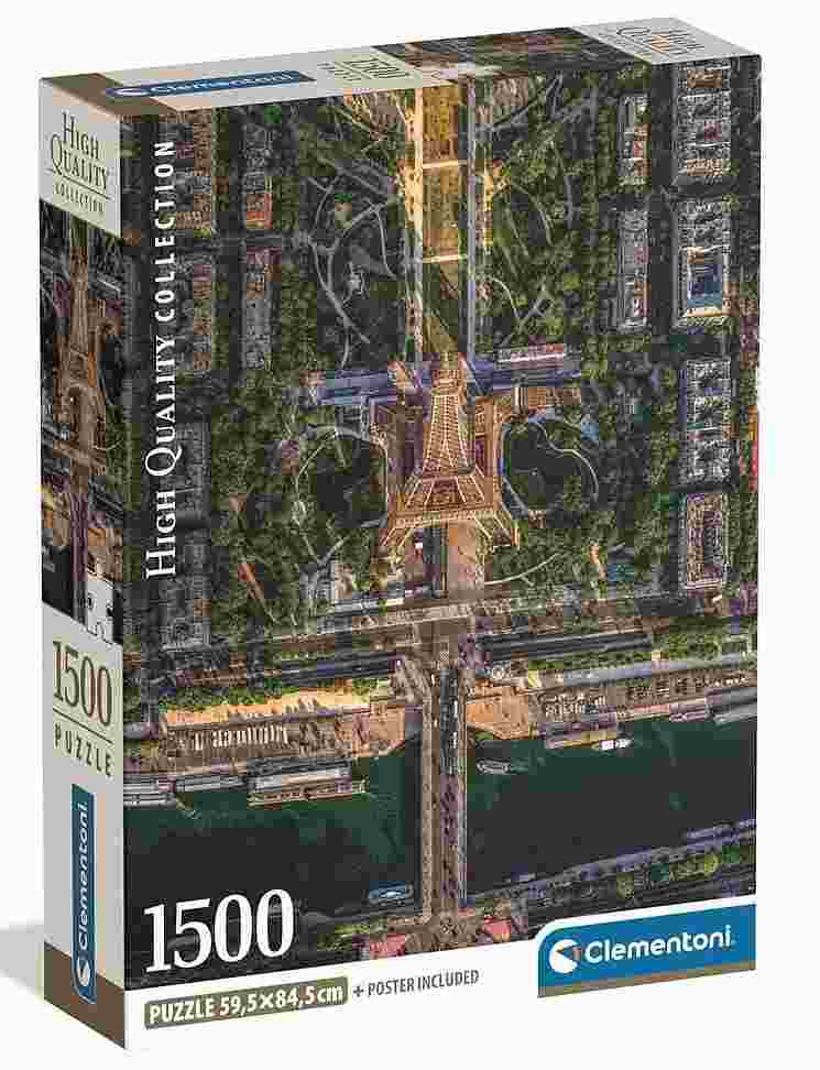 Puzzle Flying Over Paris