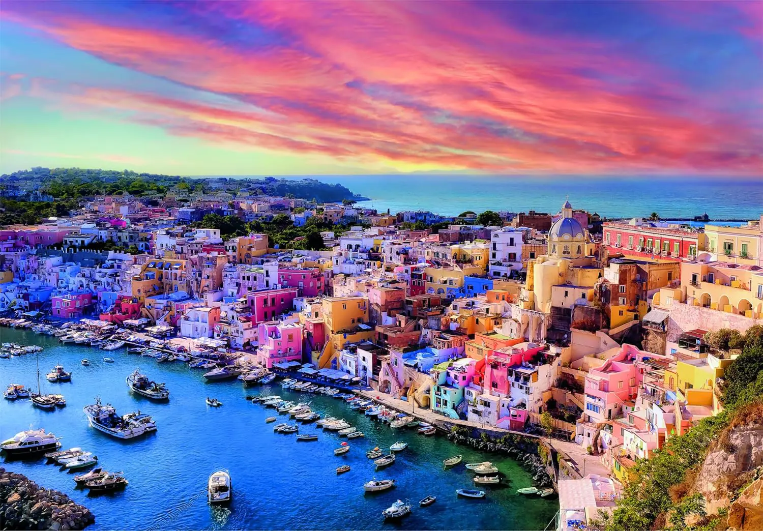 Puzzle Malebný ostrov Procida