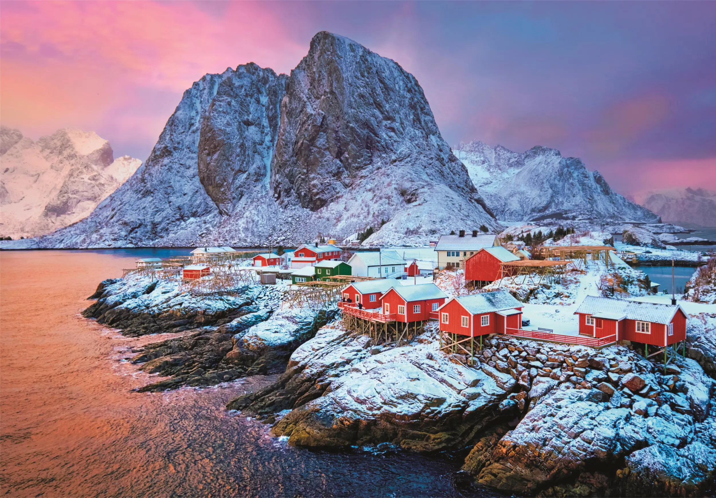 Puzzle Hamnoy Village