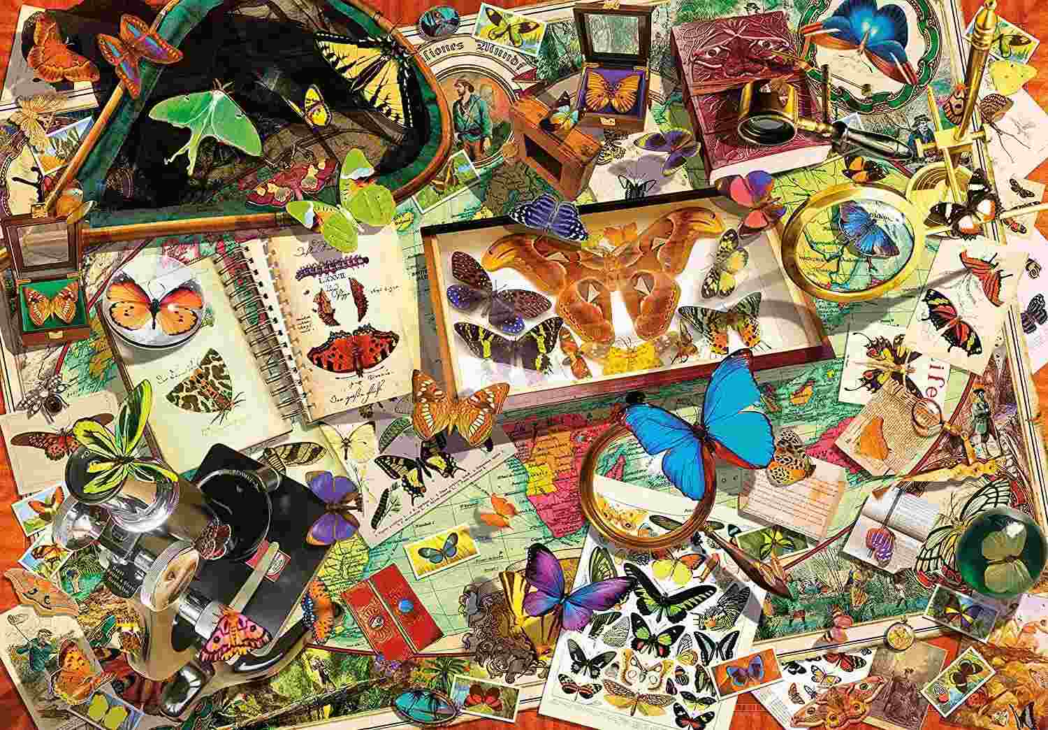 Puzzle Sommerfuglesamleren