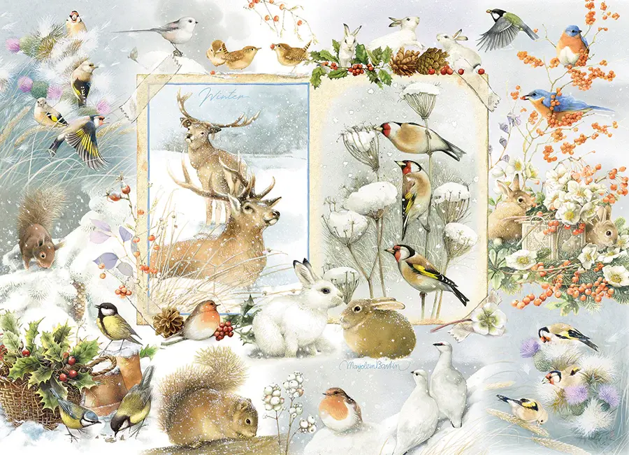 Puzzle Nature Journal: Winter