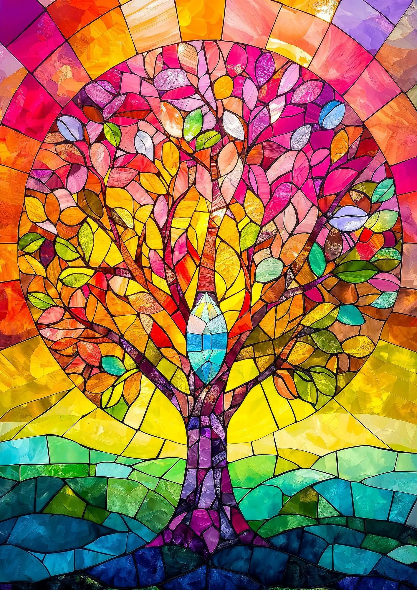 Puzzle Crystallized Tree
