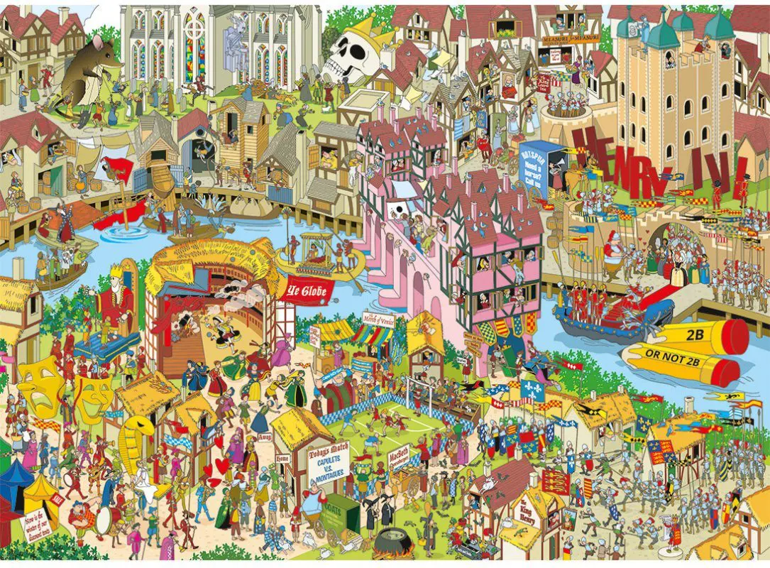 Puzzle Jokesaws: Shakespeare Shake-up