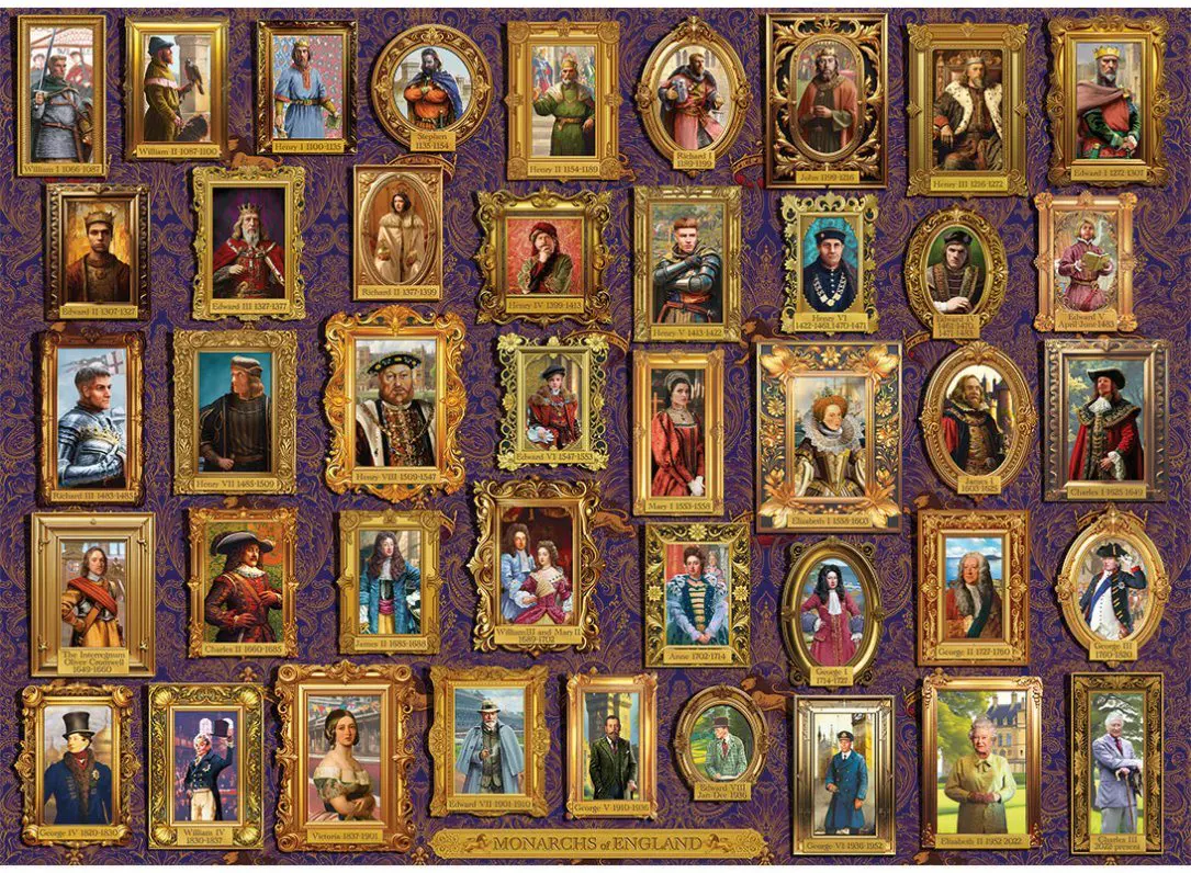 Puzzle Monarchs of England