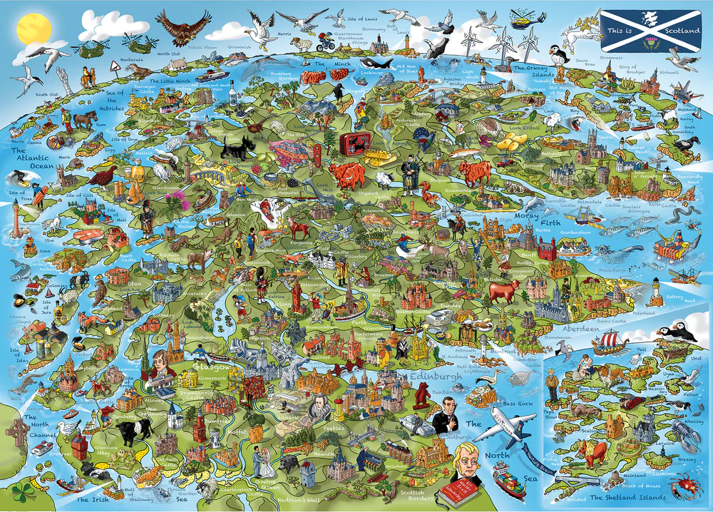 Puzzle Toto je Skotsko