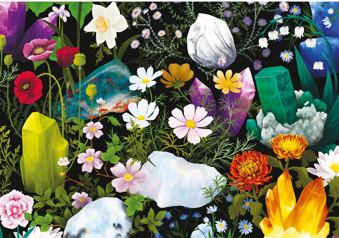 Puzzle Liečenie kryštálmi