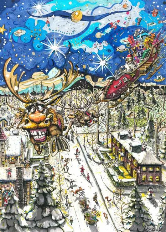 Puzzle Santa's Tour