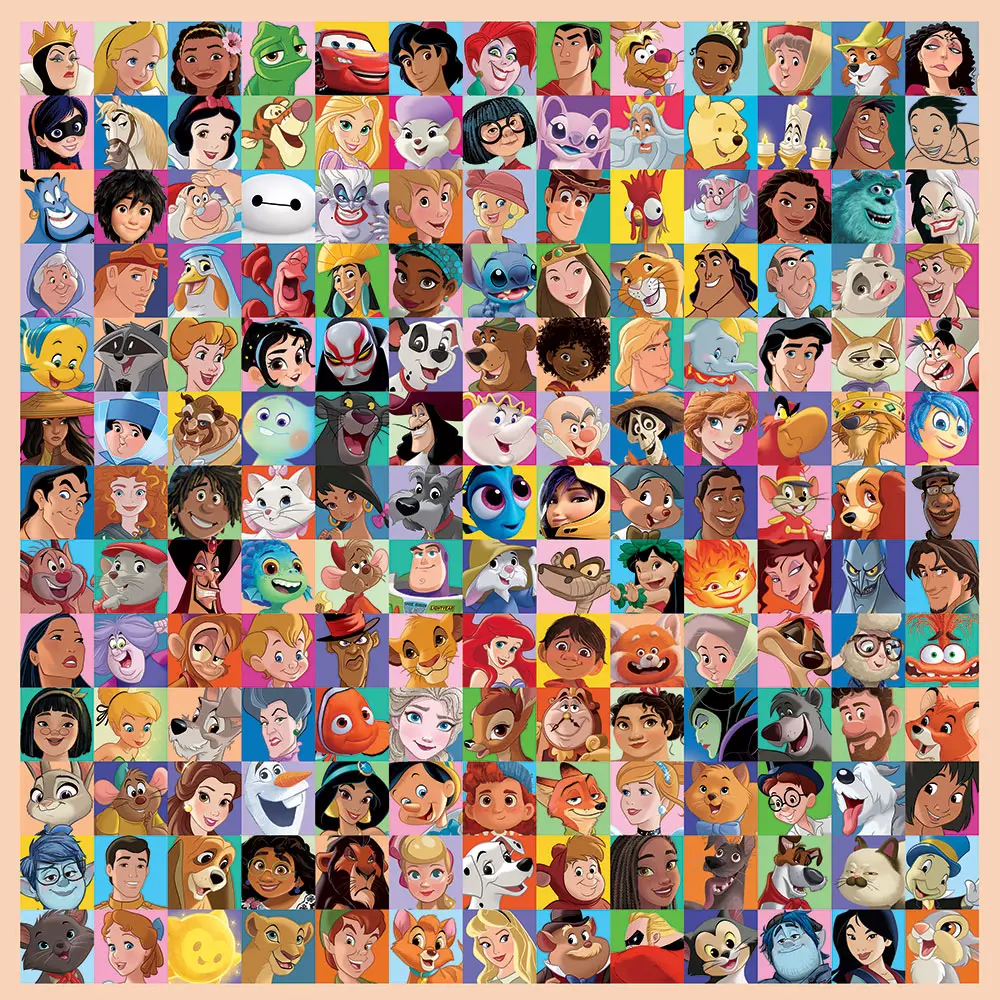 Puzzle Kto je kto Disney?