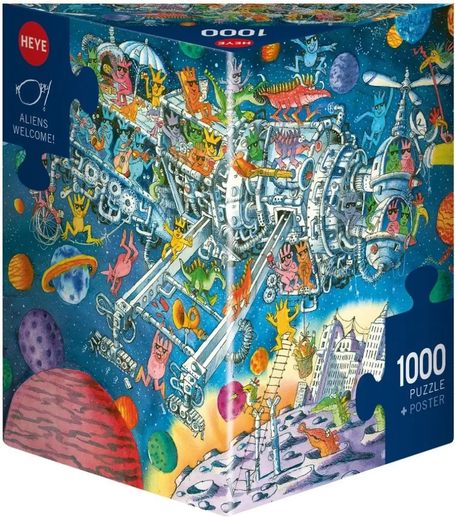【へいへい】 Puzzle Aliens Welcome!, 1 000 pieces