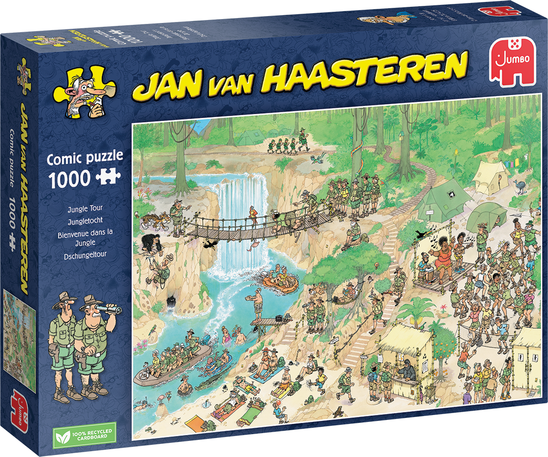 Puzzle Jan Van Haasteren: Prehliadka džungle