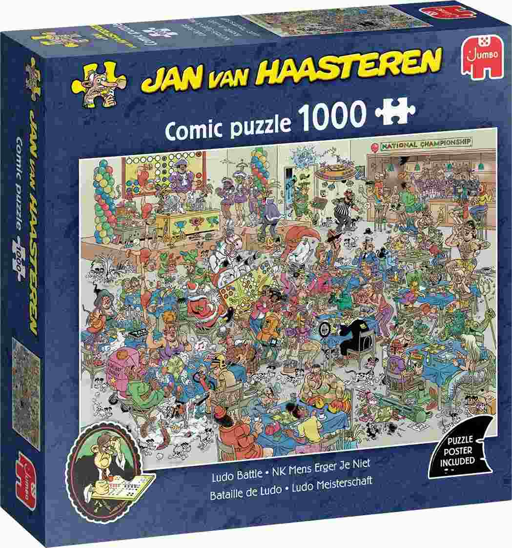 Puzzle Jan Van Haasteren: Ludo Battle