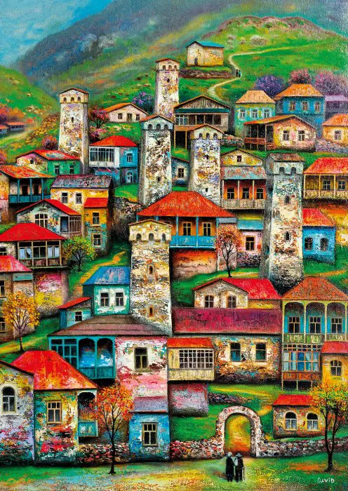 Puzzle Krásna dedina