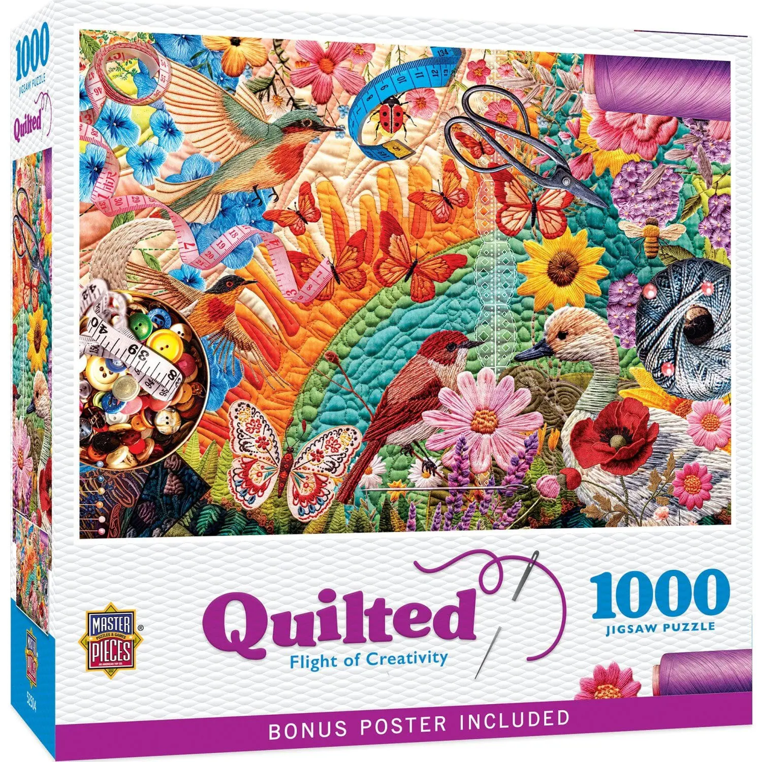 Puzzle Prošívané - Flight of Creativity