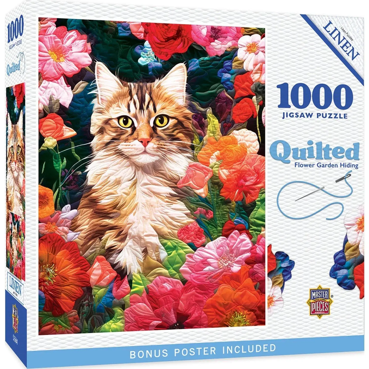 Puzzle Gequilt - Bloementuin verstopt