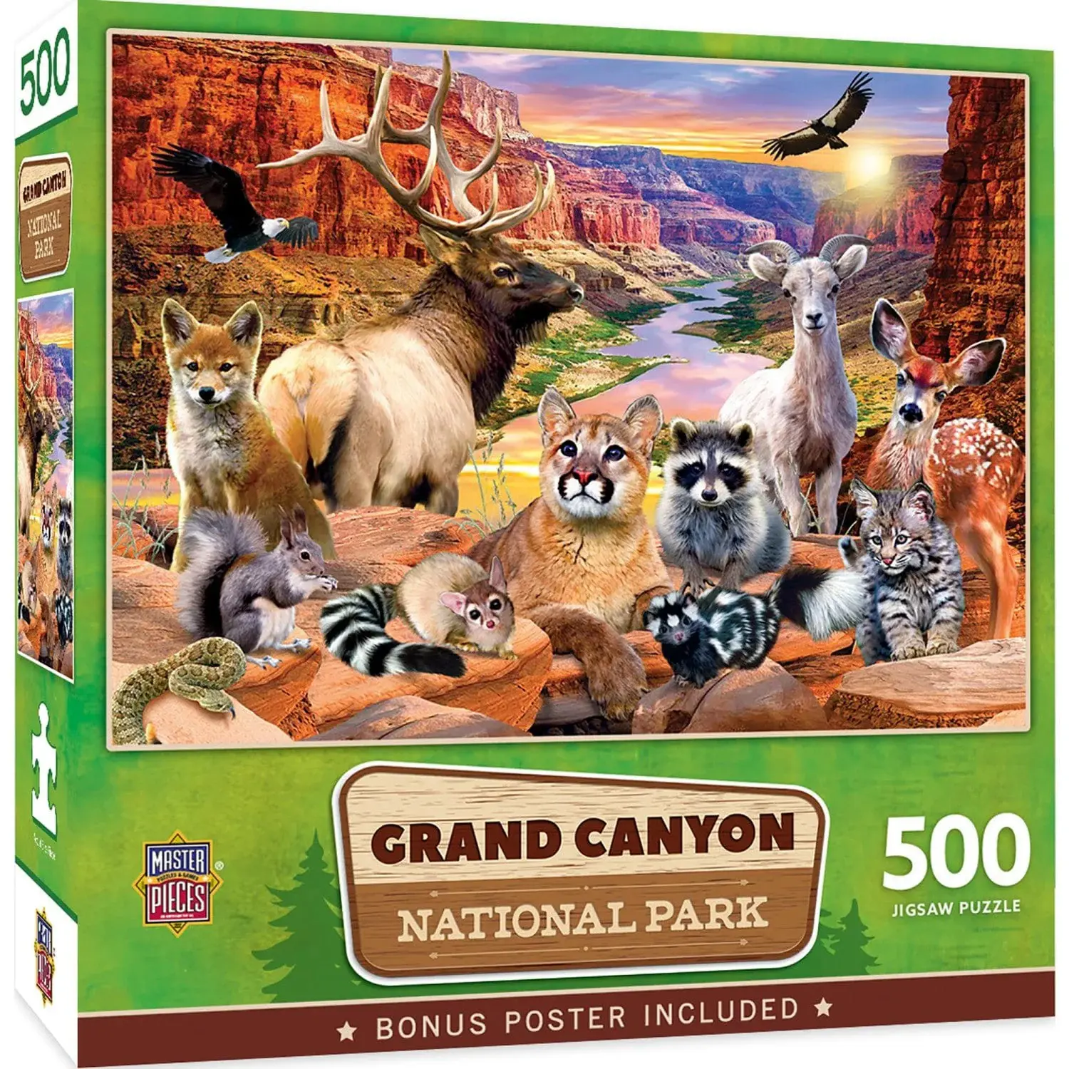 Puzzle Parki narodowe - Wielki Kanion