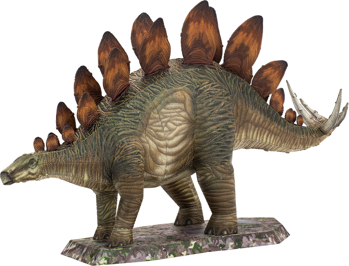 Puzzle Stegosaurus 3D kovový
