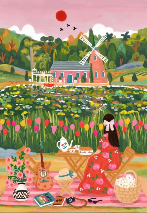 Puzzle At the Lake