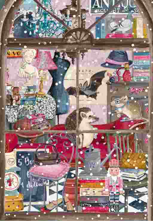 Puzzle Vianočné kníhkupectvo