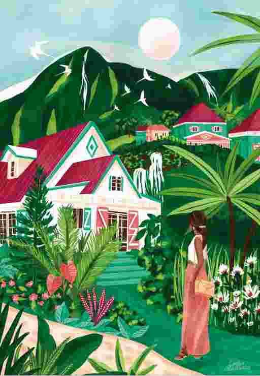 Puzzle Kreolská dedina