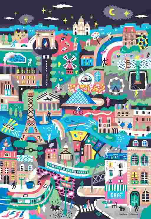 Puzzle Pamiatky Paríža