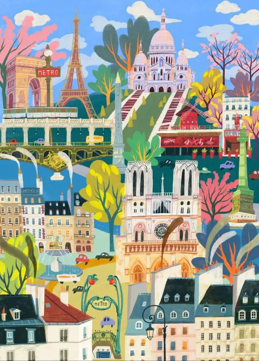 Puzzle Paris, min elskede