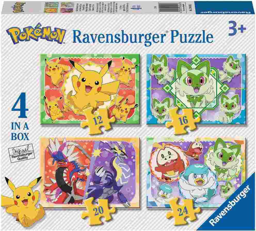 Puzzle 4v1 Pokémoni