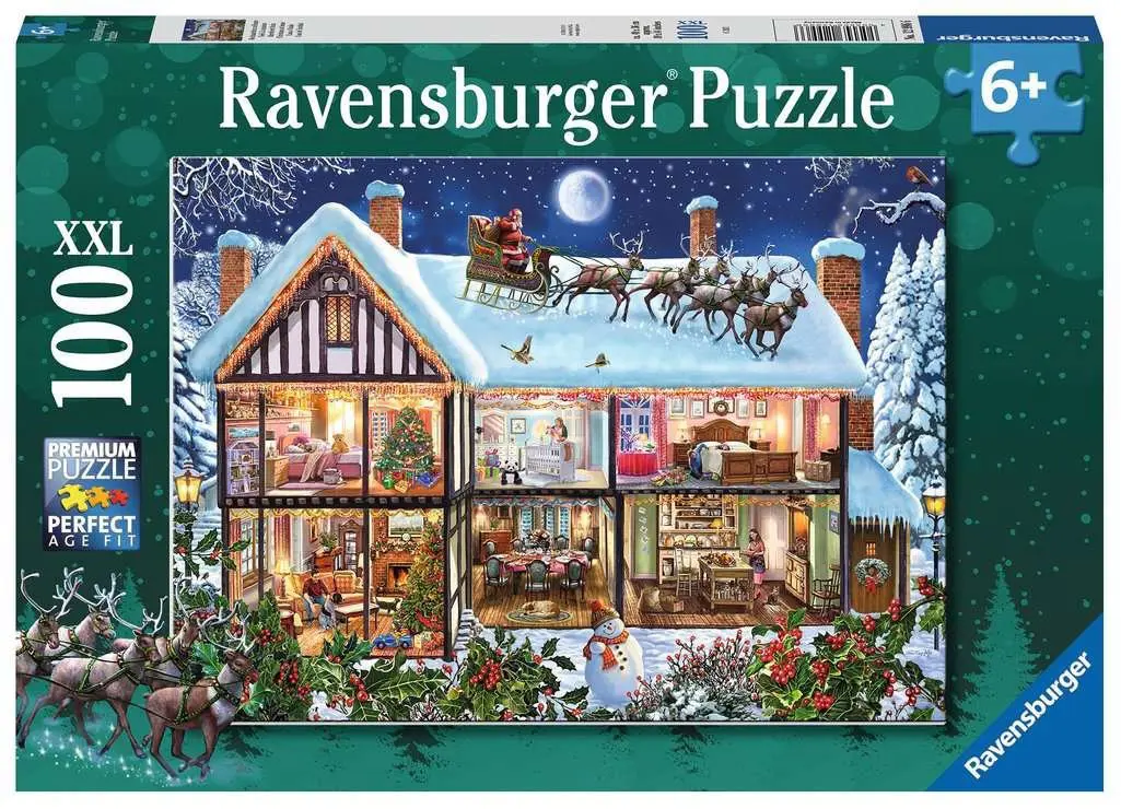 Puzzle Christmas at home