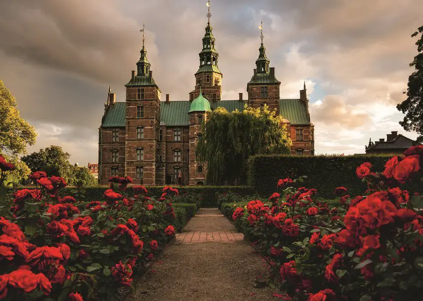 Puzzle Pôsobivé hrady a zámky: Rosenborg, Dánsko