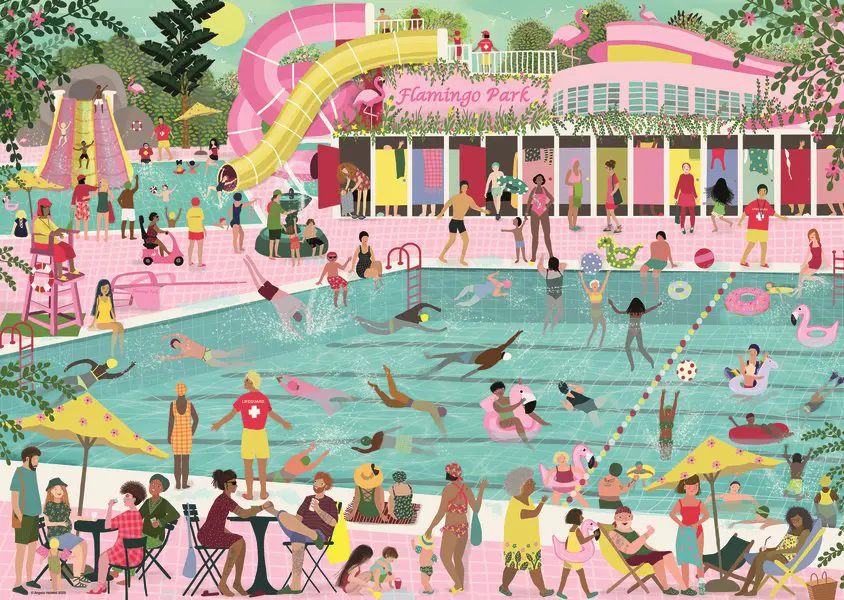 Puzzle Park Flamingo