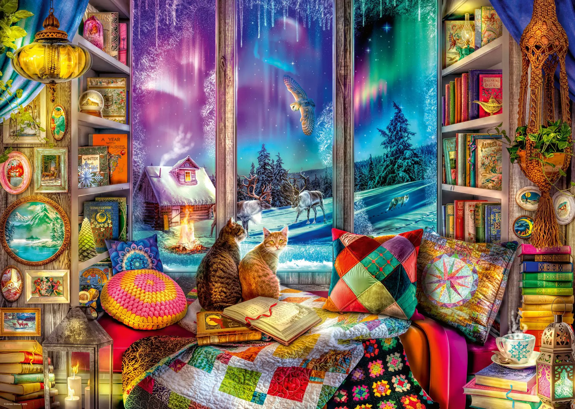 Puzzle The Winter Reading Nook
