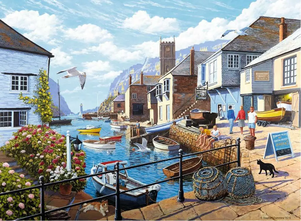 Puzzle Rolig havn