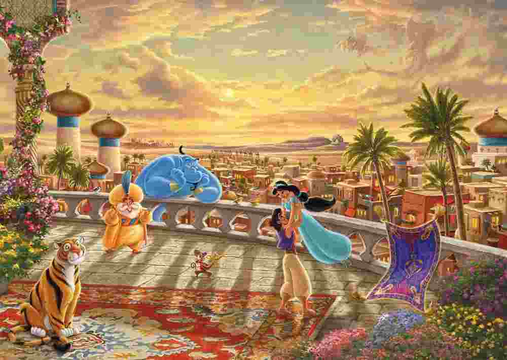 Puzzle Kinkade: Disney Dreams Collection: Jasmine Dancing in the